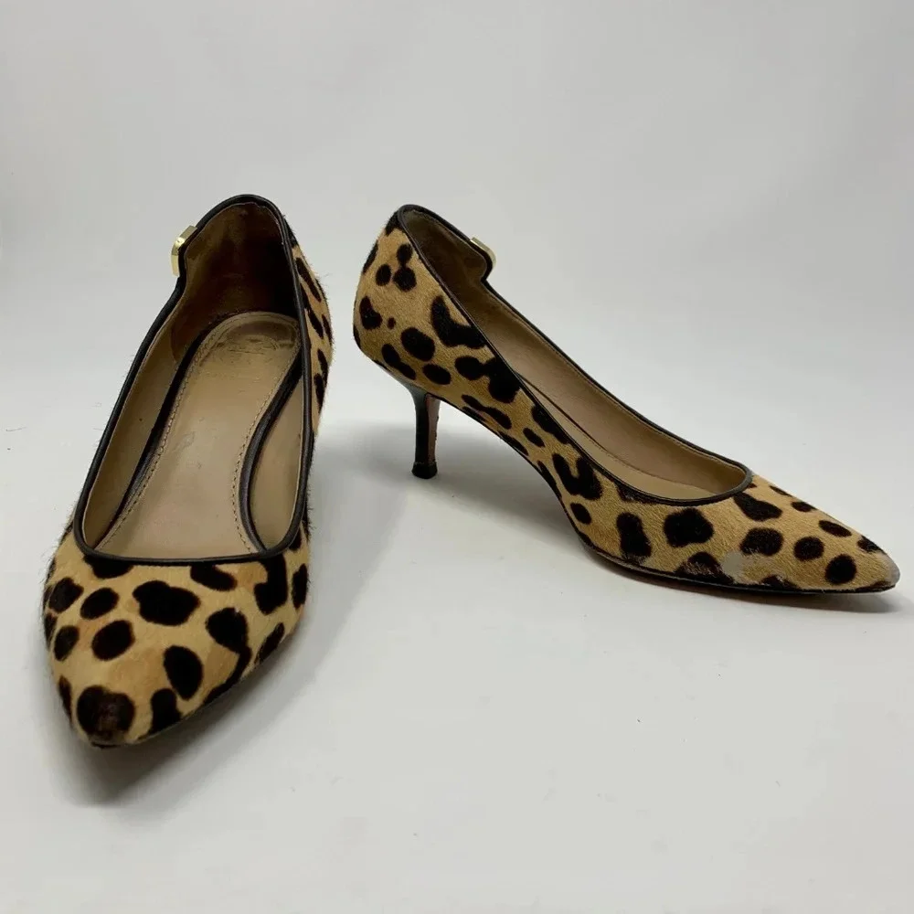 Tory Burch Elizabeth Calf Hair Pump Leopard‎ Print